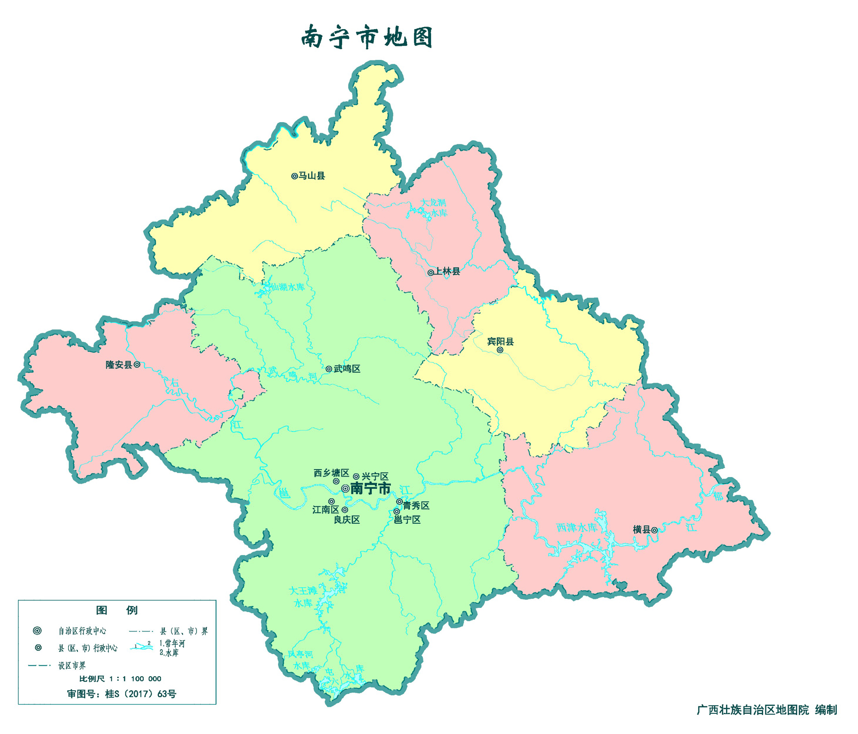 南宁市区最新地图，解锁自然美景，寻觅内心宁静之旅